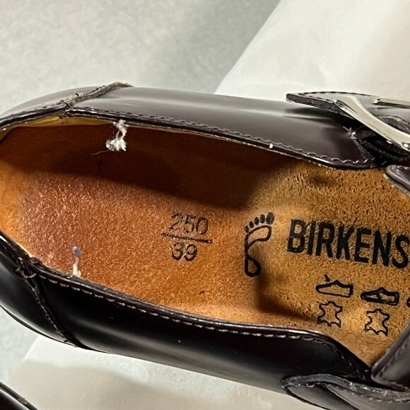 Footprints by Birkenstock Womens Sanibel Monk Strap Buckle Loafer Brown - Picture 8 of 9